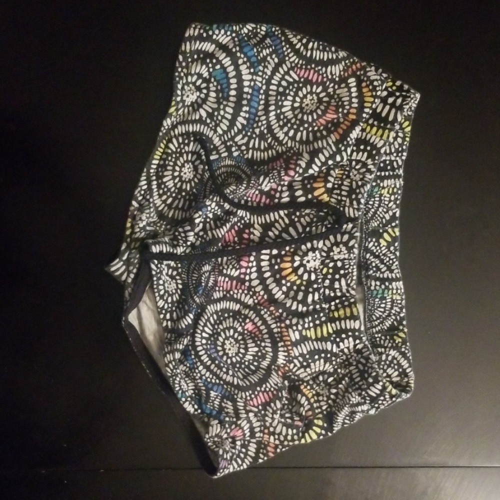 Colorful booty shorts